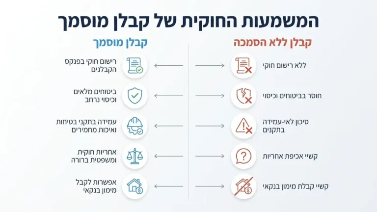 קבלן שלד רשום בוחן תוכניות הנדסיות באתר בנייה