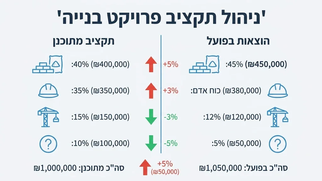 נוצר על ידי מודל בינה מלאכותית Gemini Pro תכנון תקציב ובדיקת תוכניות הנדסיות לבנייה