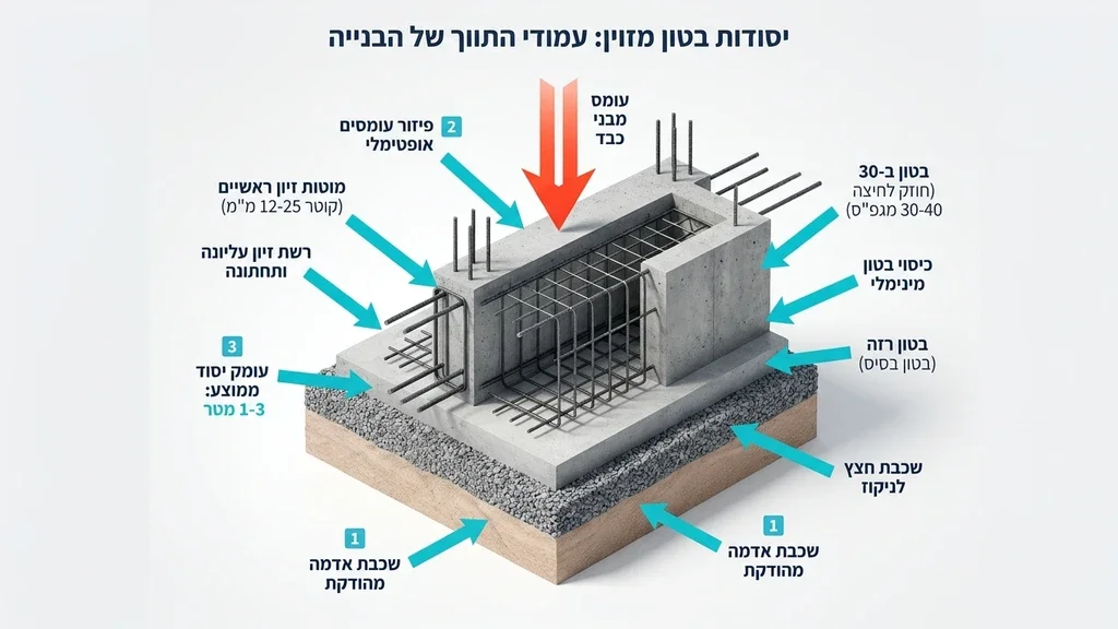 נוצר על ידי מודל בינה מלאכותית Gemini Pro יציקת בטון ותשתיות שלד על ידי קבלן שלד מומלץ