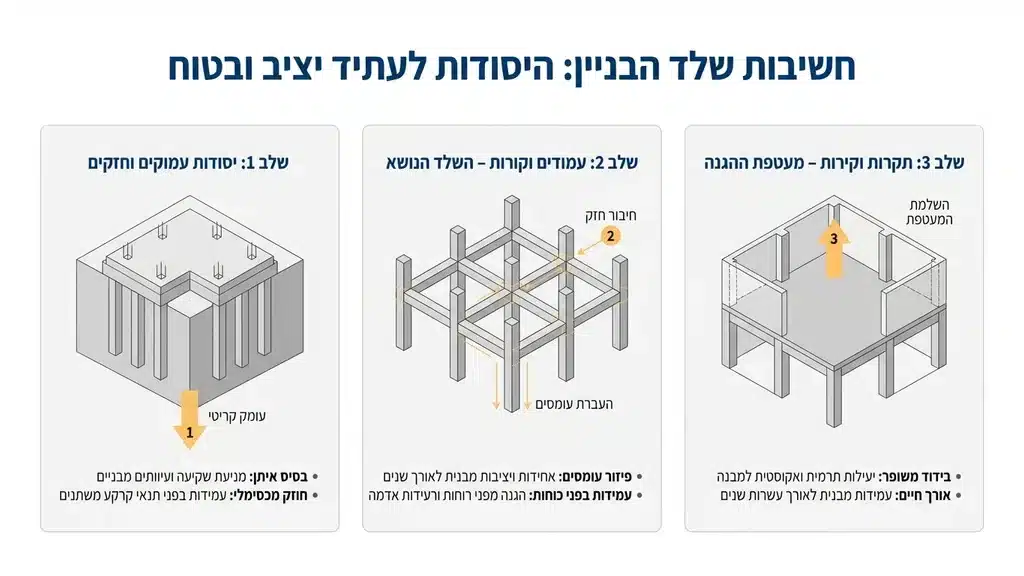 אתר בנייה בשלבי הקמת שלד